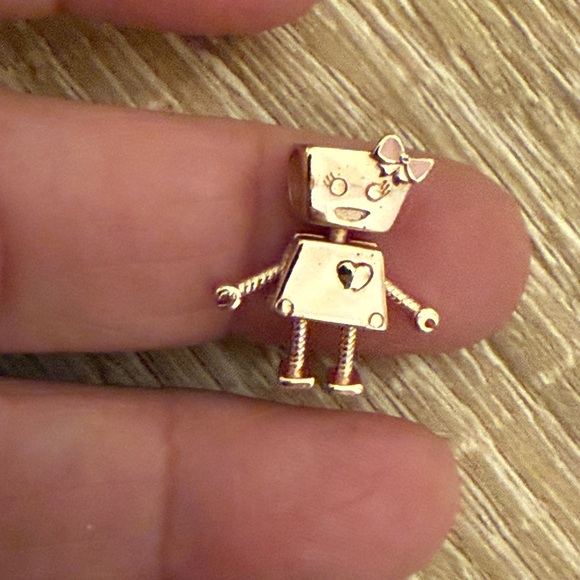 Accessories - Rose Gold Robot Charm